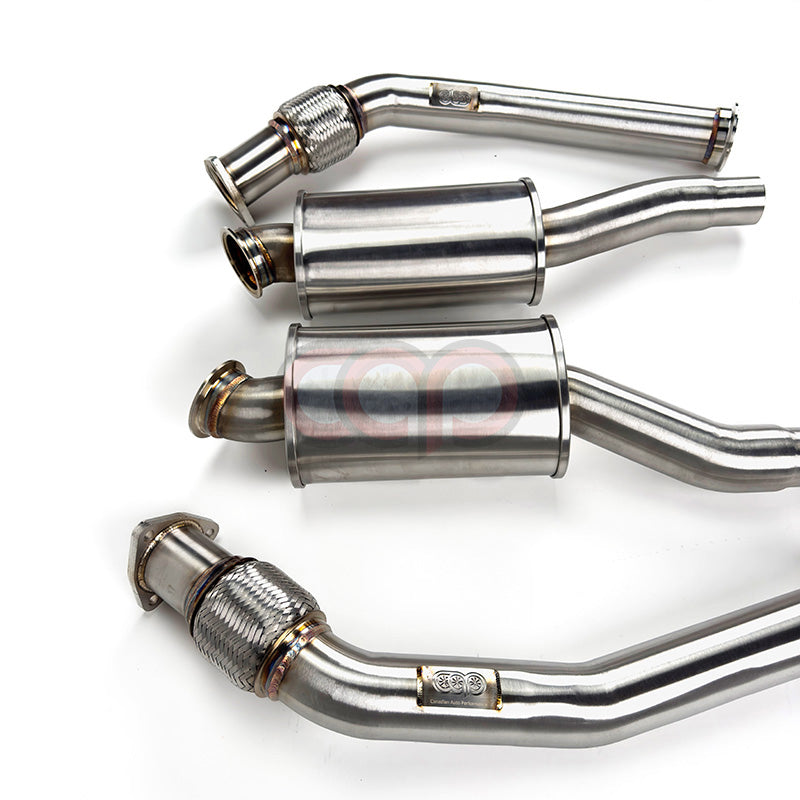 B8/B8.5/C7/C7.5/8R/8R.5 3.0T Resonated Downpipes Version 2 V2 | Audi B8/B8.5/C7/C7.5/8R/8R.5 S4, S5, A6, A7, Q5, SQ5 | Canadian Auto Performance