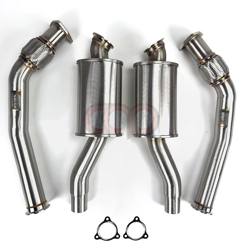 B8/B8.5/C7/C7.5/8R/8R.5 3.0T Resonated Downpipes Version 2 V2 | Audi B8/B8.5/C7/C7.5/8R/8R.5 S4, S5, A6, A7, Q5, SQ5 | Canadian Auto Performance