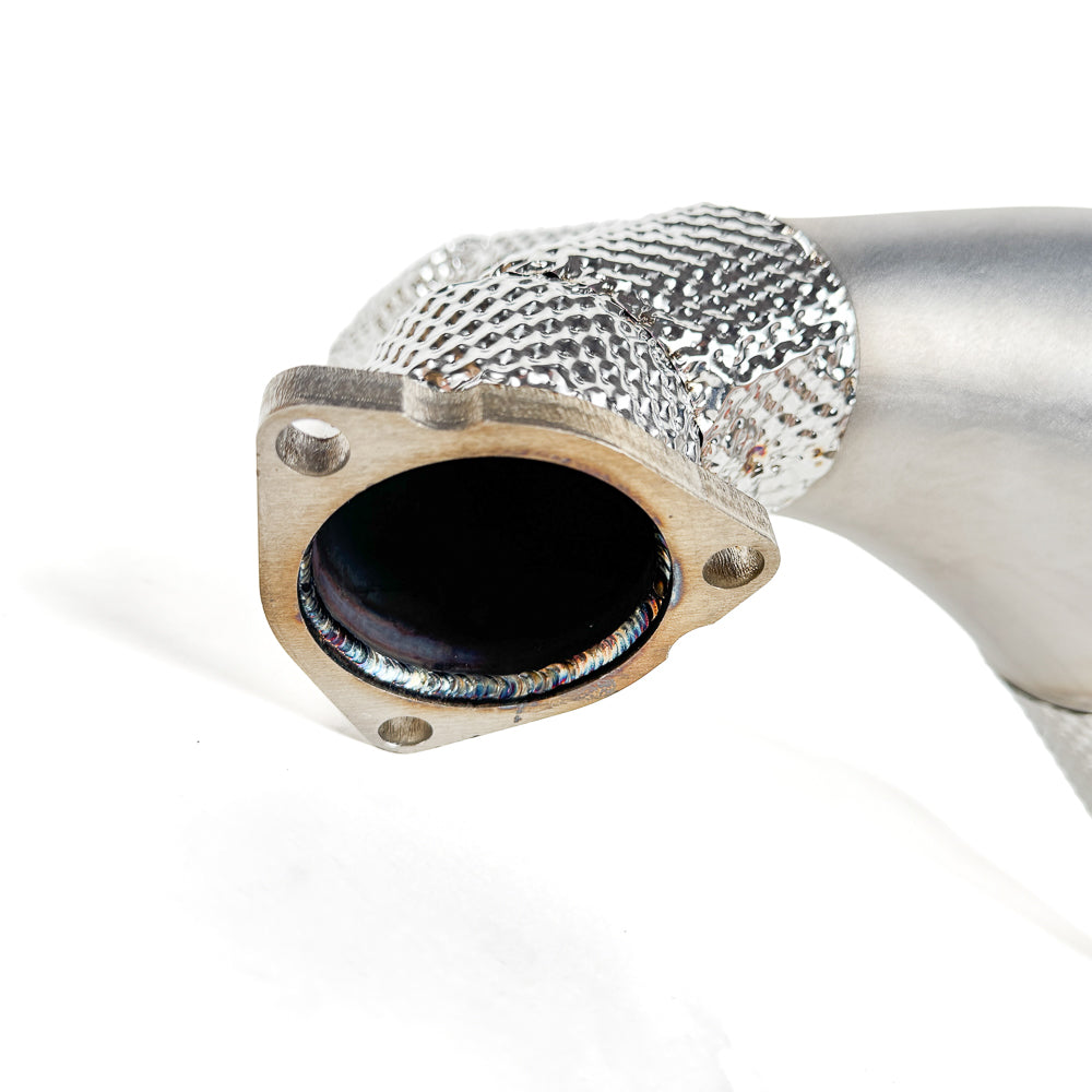 B9/B9.5 3.0T Cast V3 Catted Downpipe V3 Heat Shield Yes Gaskets Bolts High Flow Cat | Audi B9/B9.5 S4, S5 | Canadian Auto Performance