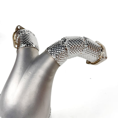 B9/B9.5 3.0T Cast V3 Catted Downpipe V3 Heat Shield Yes Gaskets Bolts High Flow Cat | Audi B9/B9.5 S4, S5 | Canadian Auto Performance