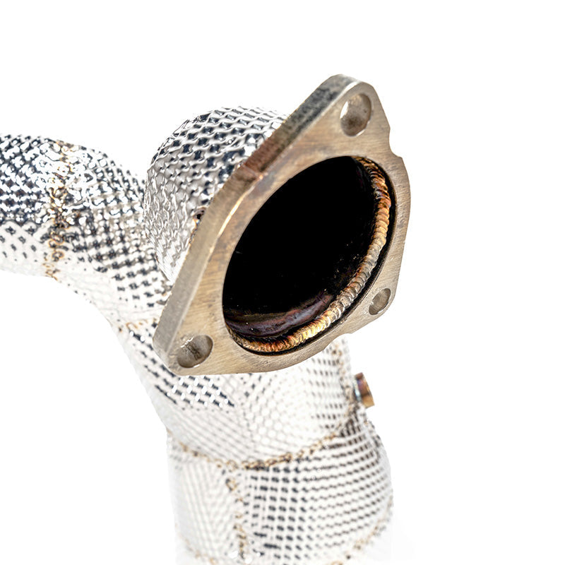 B9/B9.5 3.0T Catted Downpipe Heat Shield Yes Gaskets Bolts High Flow Cat | Audi B9/B9.5 S4, S5 | Canadian Auto Performance