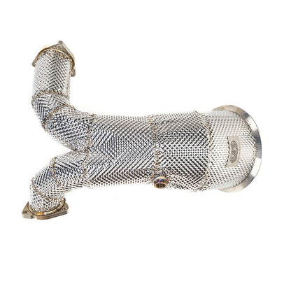 B9/B9.5 3.0T Catted Downpipe Heat Shield Yes Gaskets Bolts High Flow Cat | Audi B9/B9.5 S4, S5 | Canadian Auto Performance
