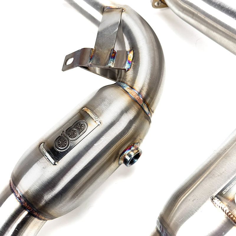 B8/B8.5/C7/C7.5/D4/D4.5/8R/8R.5 3.0T Supercharged Resonated Test Pipes | Audi B8/B8.5/C7/C7.5/D4/D4.5/8R/8R.5 S4, S5, A6, A7, A8, Q5, SQ5 | Canadian Auto Performance