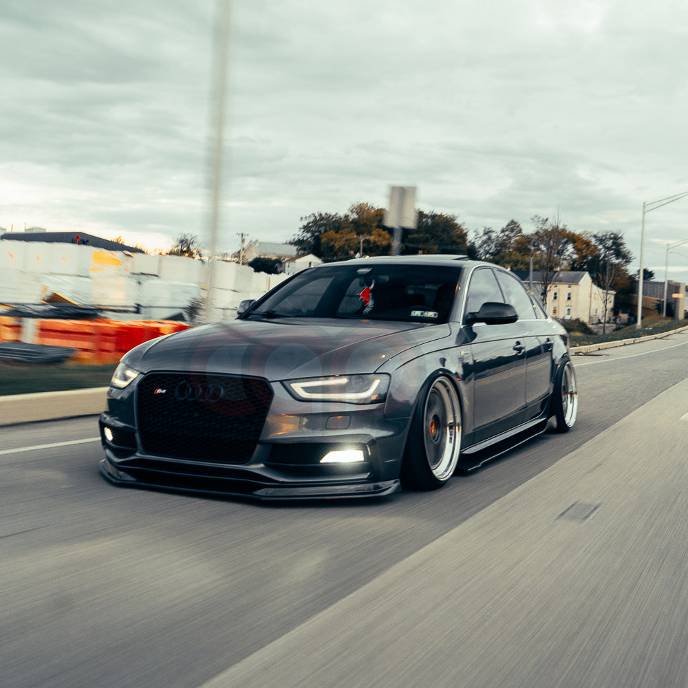 Dry Carbon Fiber Side Skirts | Audi 8V/8V.5/B8/B8.5/B9/B9.5/C7/C7.5 A3, S3, RS3, A4, S4, A5, S5, Q5, SQ5, A6, S6, A7, S7, RS7 | Canadian Auto Performance