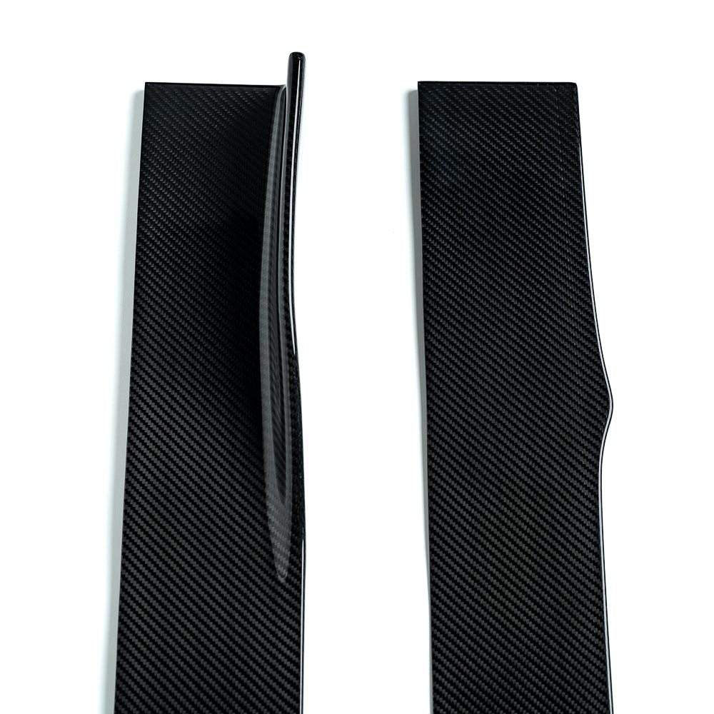 Dry Carbon Fiber Side Skirts | Audi 8V/8V.5/B8/B8.5/B9/B9.5/C7/C7.5 A3, S3, RS3, A4, S4, A5, S5, Q5, SQ5, A6, S6, A7, S7, RS7 | Canadian Auto Performance