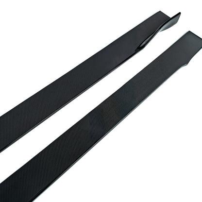 Dry Carbon Fiber Side Skirts | Audi 8V/8V.5/B8/B8.5/B9/B9.5/C7/C7.5 A3, S3, RS3, A4, S4, A5, S5, Q5, SQ5, A6, S6, A7, S7, RS7 | Canadian Auto Performance