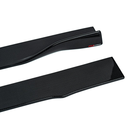 Dry Carbon Fiber Side Skirts | Audi 8V/8V.5/B8/B8.5/B9/B9.5/C7/C7.5 A3, S3, RS3, A4, S4, A5, S5, Q5, SQ5, A6, S6, A7, S7, RS7 | Canadian Auto Performance
