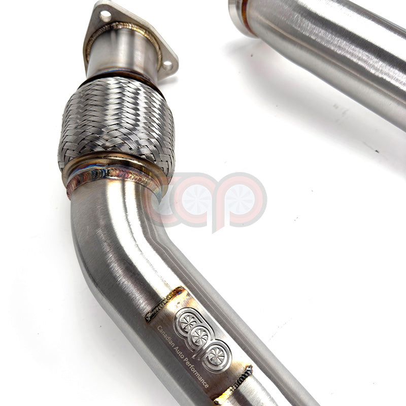 B8/B8.5/C7/C7.5/8R/8R.5 3.0T Non-Resonated Downpipes Version 2 V2 Non-Resonated | Audi B8/B8.5/C7/C7.5/8R/8R.5 S4, S5, A6, A7, Q5, SQ5 | Canadian Auto Performance