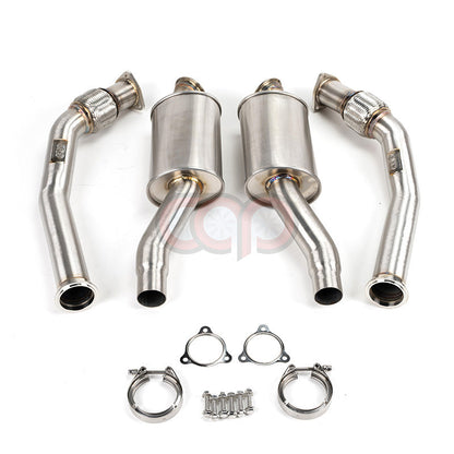 B8/B8.5/C7/C7.5/8R/8R.5 3.0T Resonated Downpipes Version 2 V2 | Audi B8/B8.5/C7/C7.5/8R/8R.5 S4, S5, A6, A7, Q5, SQ5 | Canadian Auto Performance