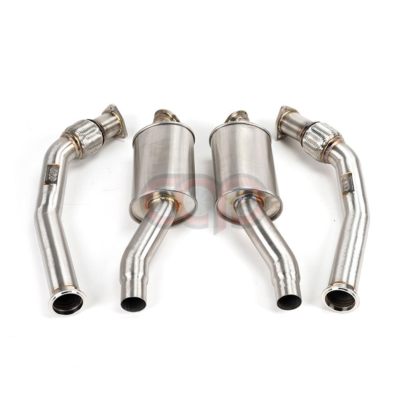 B8/B8.5/C7/C7.5/8R/8R.5 3.0T Resonated Downpipes Version 2 V2 | Audi B8/B8.5/C7/C7.5/8R/8R.5 S4, S5, A6, A7, Q5, SQ5 | Canadian Auto Performance