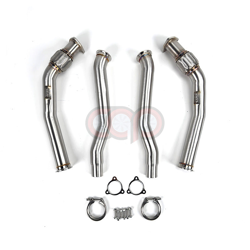 B8/B8.5/C7/C7.5/8R/8R.5 3.0T Non-Resonated Downpipes Version 2 V2 Non-Resonated | Audi B8/B8.5/C7/C7.5/8R/8R.5 S4, S5, A6, A7, Q5, SQ5 | Canadian Auto Performance