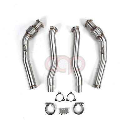 B8/B8.5/C7/C7.5/8R/8R.5 3.0T Non-Resonated Downpipes Version 2 V2 Non-Resonated | Audi B8/B8.5/C7/C7.5/8R/8R.5 S4, S5, A6, A7, Q5, SQ5 | Canadian Auto Performance
