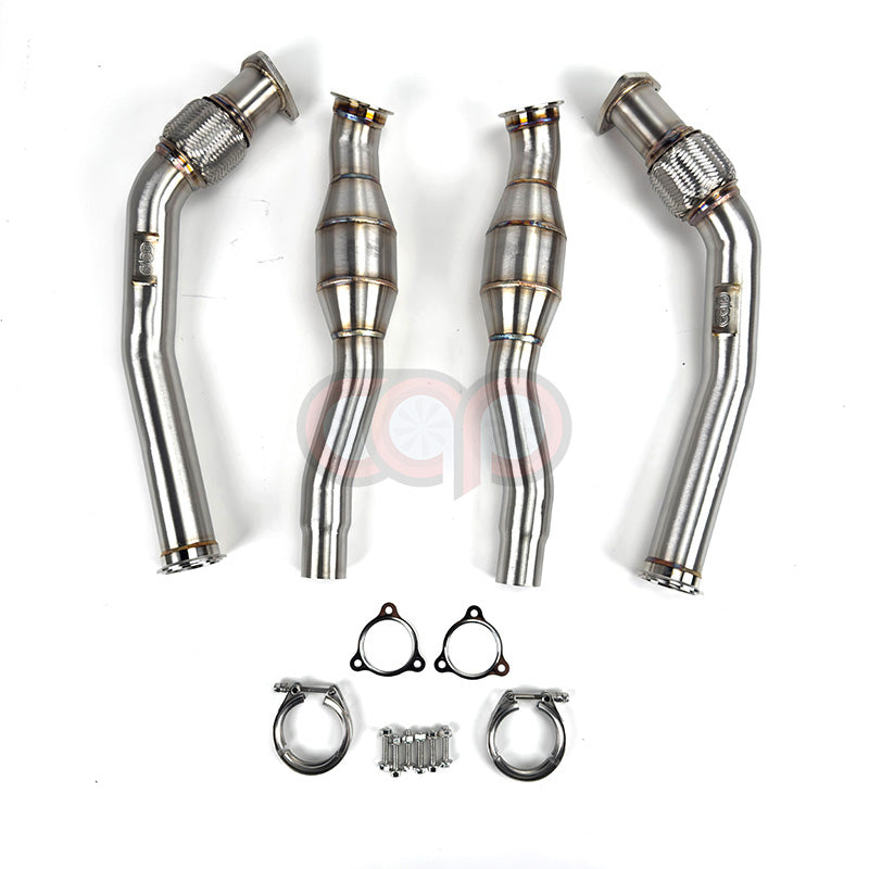 B8/B8.5/C7/C7.5/8R/8R.5 3.0T Resonated Downpipes Version 2 V2 | Audi B8/B8.5/C7/C7.5/8R/8R.5 S4, S5, A6, A7, Q5, SQ5 | Canadian Auto Performance