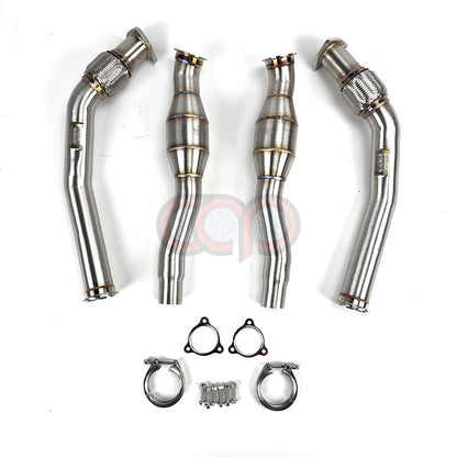 B8/B8.5/C7/C7.5/8R/8R.5 3.0T Resonated Downpipes Version 2 V2 | Audi B8/B8.5/C7/C7.5/8R/8R.5 S4, S5, A6, A7, Q5, SQ5 | Canadian Auto Performance