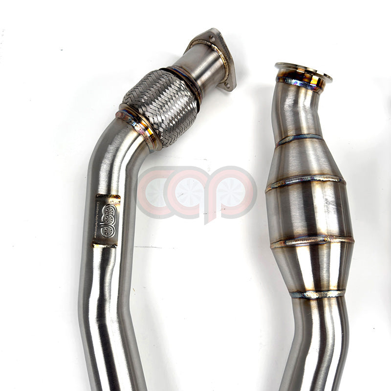 B8/B8.5/C7/C7.5/8R/8R.5 3.0T Resonated Downpipes Version 2 V2 | Audi B8/B8.5/C7/C7.5/8R/8R.5 S4, S5, A6, A7, Q5, SQ5 | Canadian Auto Performance