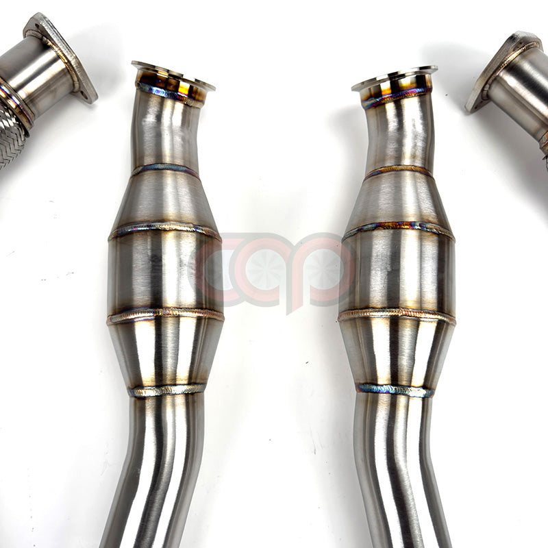 B8/B8.5/C7/C7.5/8R/8R.5 3.0T Catted Downpipes Version 2 V2 High Flow Catted | Audi B8/B8.5/C7/C7.5/8R/8R.5 S4, S5, A6, A7, Q5, SQ5 | Canadian Auto Performance