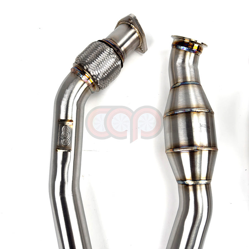 B8/B8.5/C7/C7.5/8R/8R.5 3.0T Resonated Downpipes Version 2 V2 | Audi B8/B8.5/C7/C7.5/8R/8R.5 S4, S5, A6, A7, Q5, SQ5 | Canadian Auto Performance