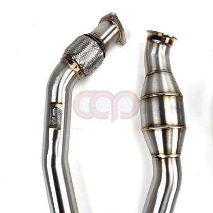 B8/B8.5/C7/C7.5/8R/8R.5 3.0T Resonated Downpipes Version 2 V2 | Audi B8/B8.5/C7/C7.5/8R/8R.5 S4, S5, A6, A7, Q5, SQ5 | Canadian Auto Performance