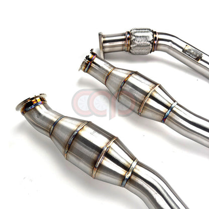 B8/B8.5/C7/C7.5/8R/8R.5 3.0T Catted Downpipes Version 2 V2 High Flow Catted | Audi B8/B8.5/C7/C7.5/8R/8R.5 S4, S5, A6, A7, Q5, SQ5 | Canadian Auto Performance