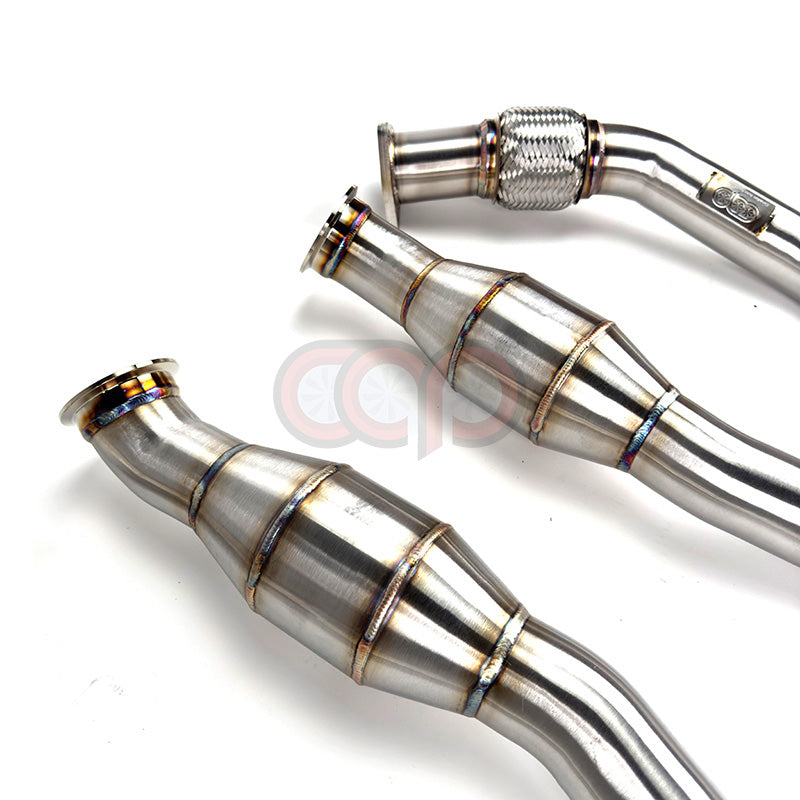 B8/B8.5/C7/C7.5/8R/8R.5 3.0T Resonated Downpipes Version 2 V2 | Audi B8/B8.5/C7/C7.5/8R/8R.5 S4, S5, A6, A7, Q5, SQ5 | Canadian Auto Performance