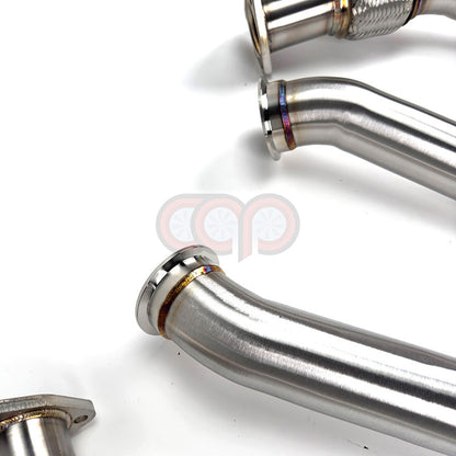 B8/B8.5/C7/C7.5/8R/8R.5 3.0T Non-Resonated Downpipes Version 2 V2 Non-Resonated | Audi B8/B8.5/C7/C7.5/8R/8R.5 S4, S5, A6, A7, Q5, SQ5 | Canadian Auto Performance