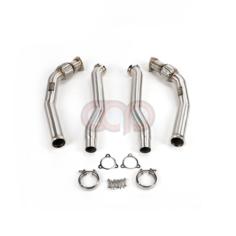 B8/B8.5/C7/C7.5/8R/8R.5 3.0T Non-Resonated Downpipes Version 2 V2 Non-Resonated | Audi B8/B8.5/C7/C7.5/8R/8R.5 S4, S5, A6, A7, Q5, SQ5 | Canadian Auto Performance