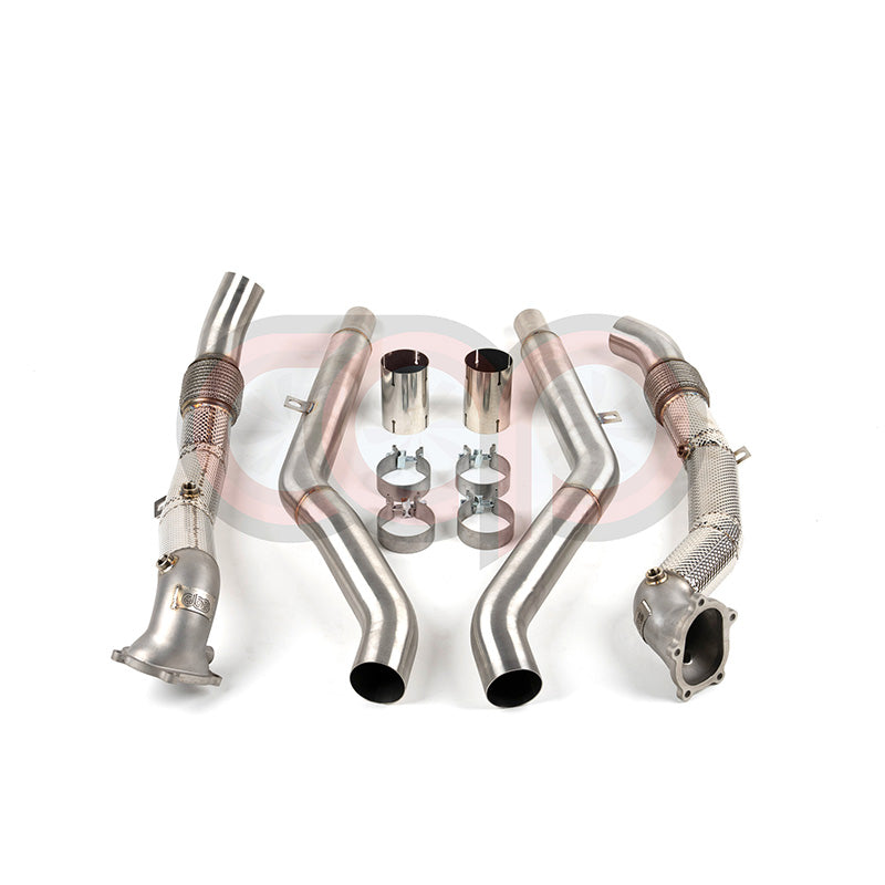 C7/C7.5/D4/D4.5 4.0T Cast Downpipes Midpipes Exhaust Combo V2 | Audi C7/C7.5/D4/D4.5 S6, RS6 4.0 TFSI, S7, RS7 4.0 TFSI, A8, S8 4.0 TFSI | Canadian Auto Performance