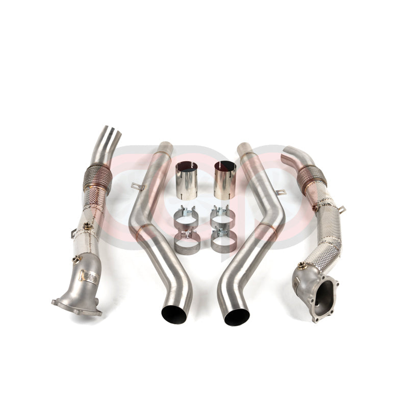 C7/C7.5/D4/D4.5 4.0T Cast Downpipes Midpipes Exhaust Combo V2 | Audi C7/C7.5/D4/D4.5 S6, RS6 4.0 TFSI, S7, RS7 4.0 TFSI, A8, S8 4.0 TFSI | Canadian Auto Performance
