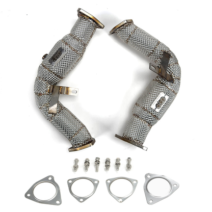 B8/B8.5/C7/C7.5/D4/D4.5/8R/8R.5 3.0T Supercharged Resonated Test Pipes | Audi B8/B8.5/C7/C7.5/D4/D4.5/8R/8R.5 S4, S5, A6, A7, A8, Q5, SQ5 | Canadian Auto Performance