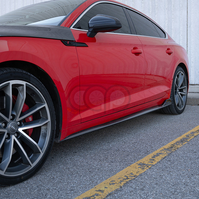 B9 Carbon Fiber Side Skirts | Audi B9 A5 S-Line Sportback, S5 Sportback | Canadian Auto Performance