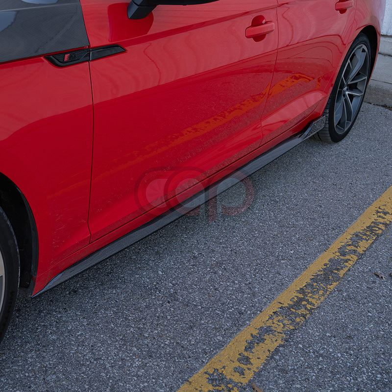 B9 Carbon Fiber Side Skirts | Audi B9 A5 S-Line Sportback, S5 Sportback | Canadian Auto Performance