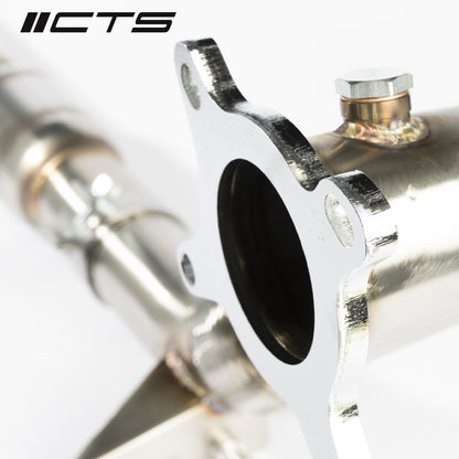 High-Flow Cat Downpipe | VW MK1 Tiguan, Audi 8U Q3 1.8T/2.0T (2009-2017) | CTS Turbo