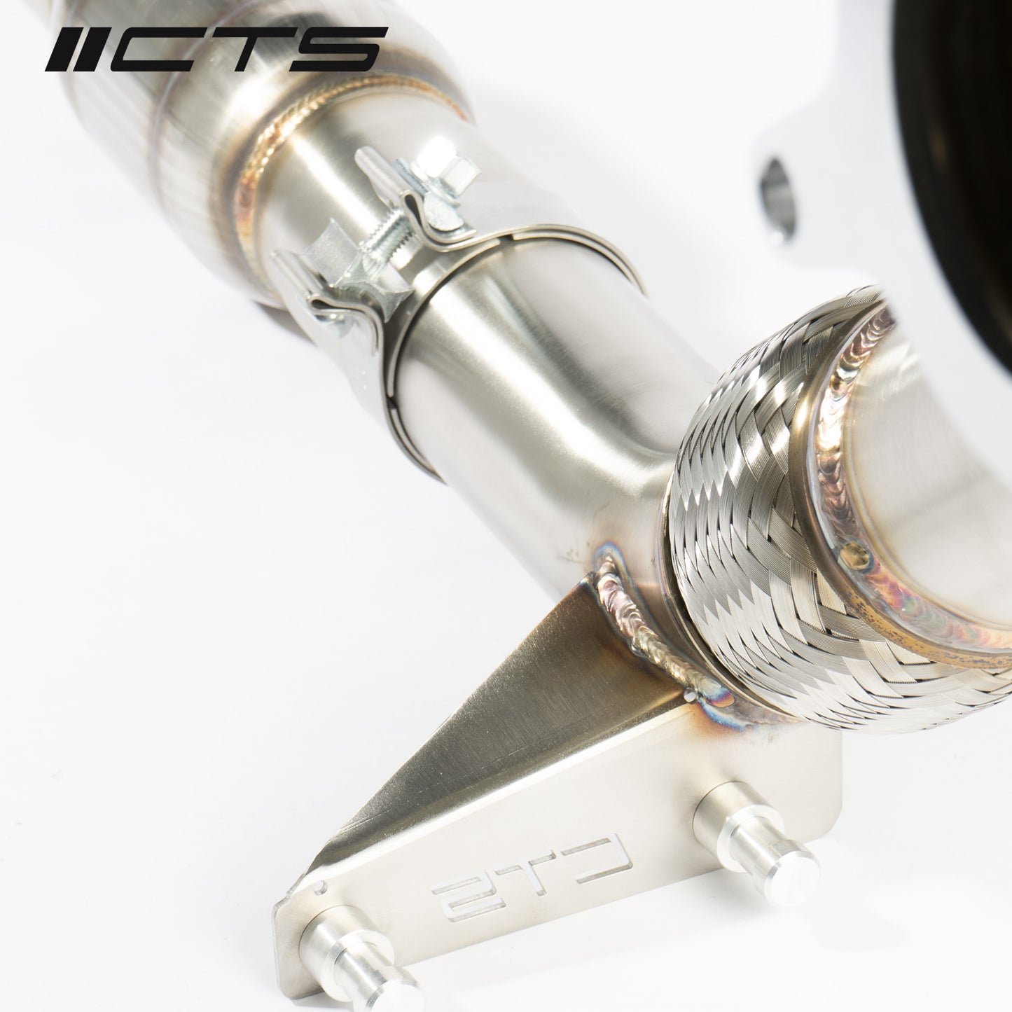 High-Flow Cat Downpipe | VW MK1 Tiguan, Audi 8U Q3 1.8T/2.0T (2009-2017) | CTS Turbo