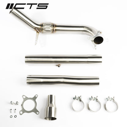 Race Downpipe | VW MK6 Golf R 2.0T, Audi MK2 TT Quattro/TT-S 2.0T, Audi 8P A3 Quattro/S3 2.0T | CTS Turbo