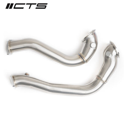 Cast 2.5" Downpipe Set | BMW 135i/335i N54 (RWD only) | CTS Turbo