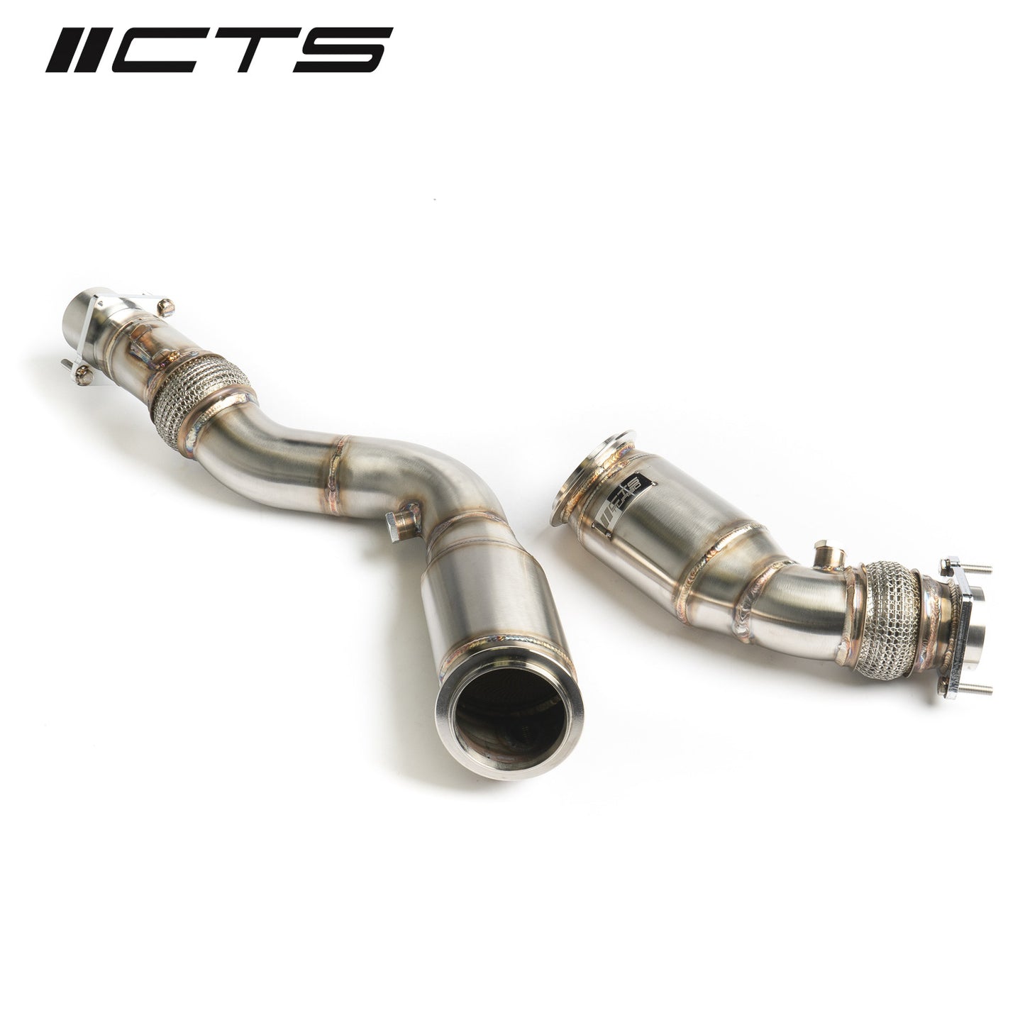 3" Stainless Steel High-Flow CATS | BMW S55 F80/F82/F87 M3/M4/M2 Competition | CTS Turbo