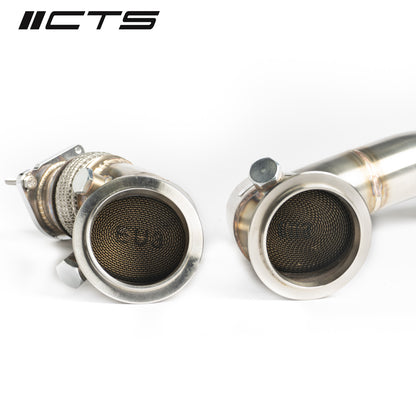 3" Stainless Steel High-Flow CATS | BMW S55 F80/F82/F87 M3/M4/M2 Competition | CTS Turbo