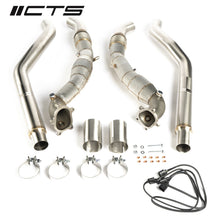 Cast Downpipe Set with High-Flow Cats | Audi C7/C7.5 S6/S7/RS7 4.0T | CTS Turbo