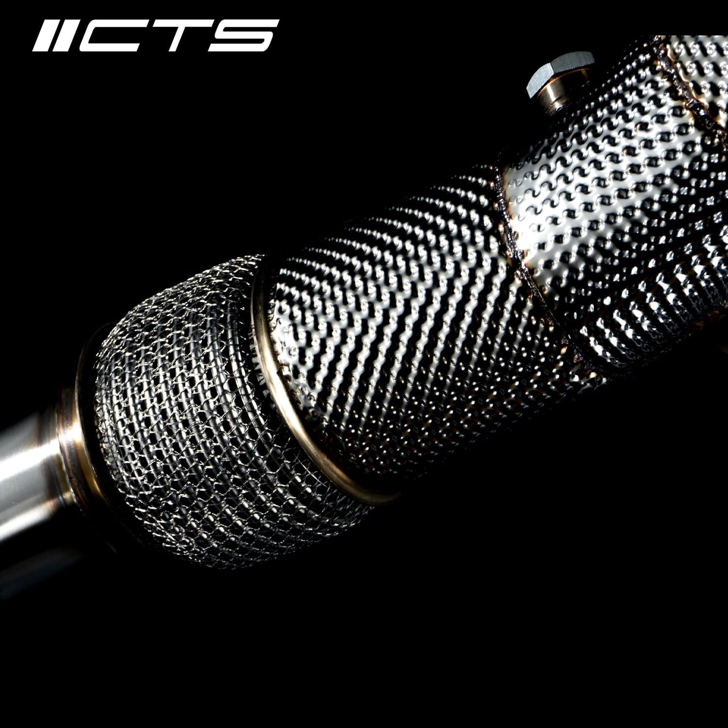 Cast Downpipe Set with High-Flow Cats | Audi C7/C7.5 S6/S7/RS7 4.0T | CTS Turbo