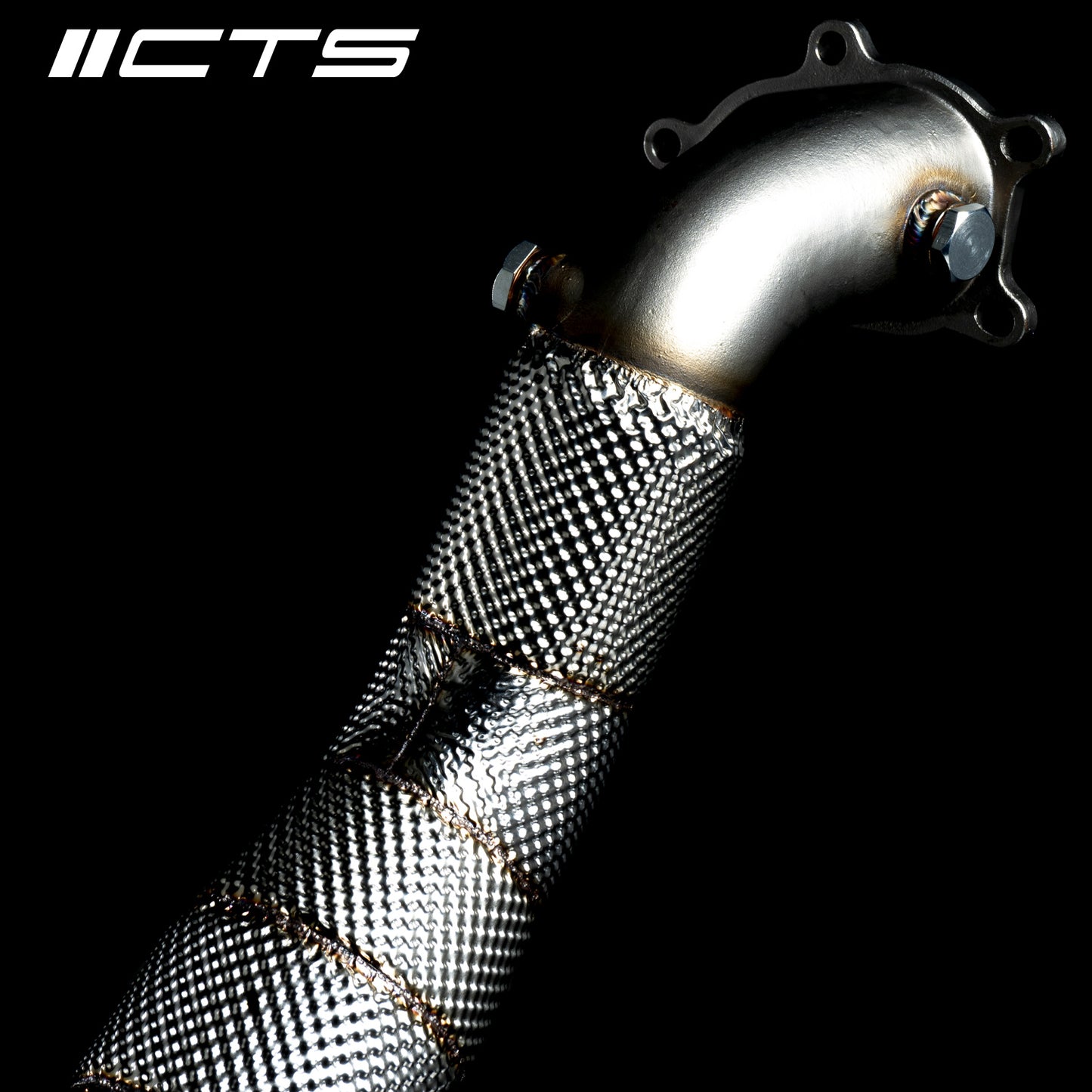 Cast Downpipe Set with High-Flow Cats | Audi C7/C7.5 S6/S7/RS7 4.0T | CTS Turbo