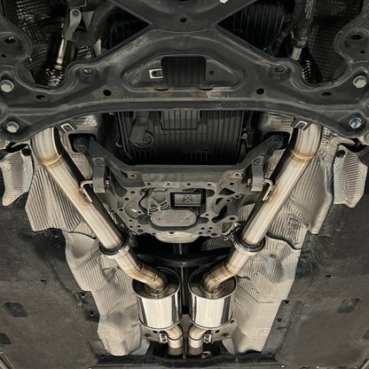 GAS Downpipe Set, 4M Q7 3.0T Supercharged