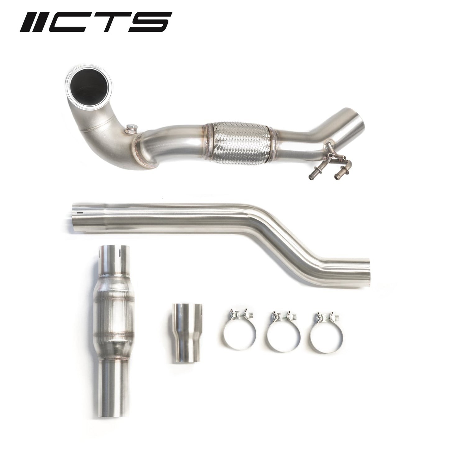 High-Flow Cat | VW MQB Tiguan, Audi Q3 AWD 1.8T/2.0T | CTS Turbo