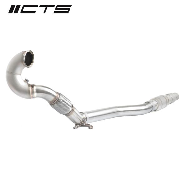 CTS Turbo MQB AWD Downpipe w/High Flow Cat For MK7/MK7.5 Golf R,A3/S3/TT/TT-S Quattro