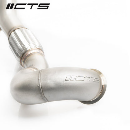 CTS Turbo Race (Catless) Downpipe for VW Mk7/Mk7.5 Golf R and Audi 8V A3/S3