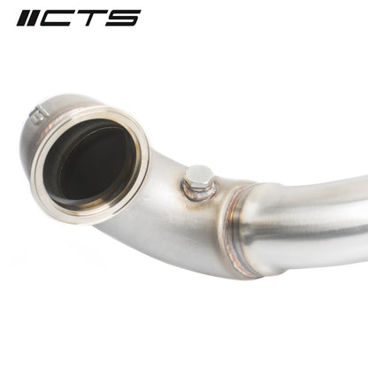 CTS Turbo MQB AWD Downpipe w/High Flow Cat For MK7/MK7.5 Golf R,A3/S3/TT/TT-S Quattro