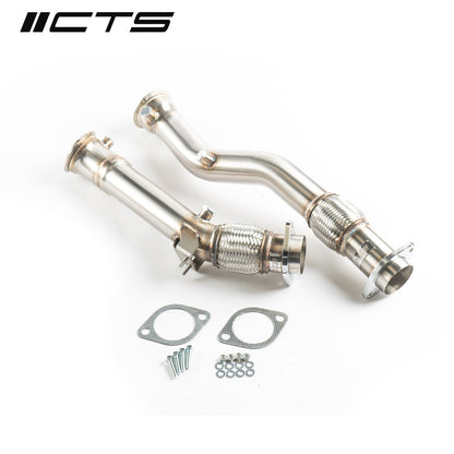 Downpipes Without Heat Wrap | BMW S58 F97/G01 X3M/X3MC, F98/G02 X4M/X4MC | CTS Turbo