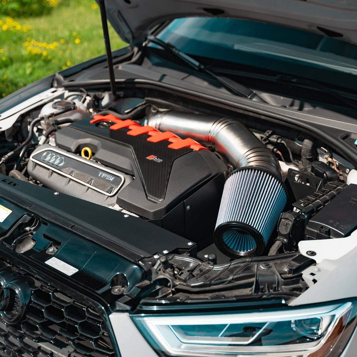 GAS Omega 5 Inch Titanium Intake, Audi RS3/TTRS