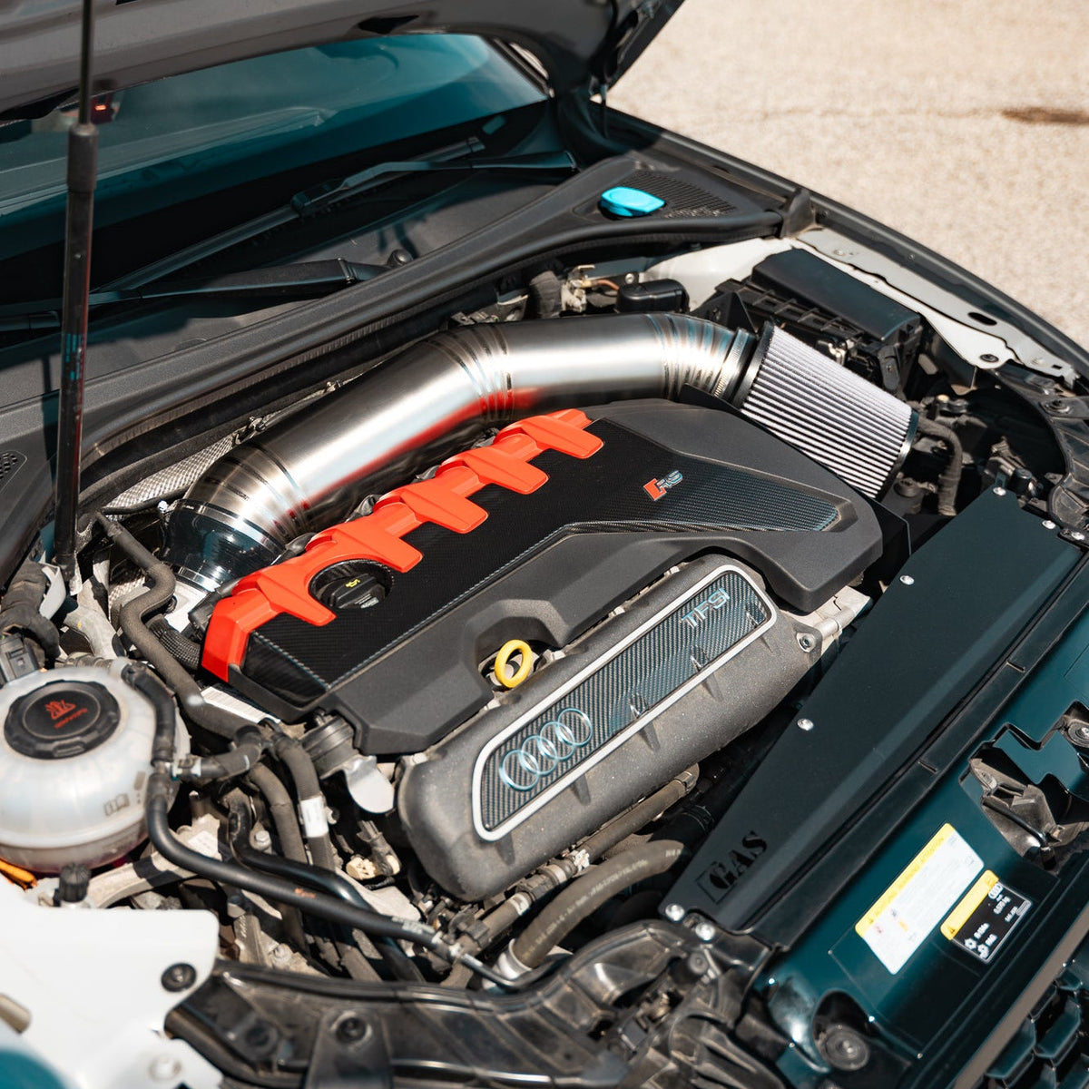 GAS Omega 5 Inch Titanium Intake, Audi RS3/TTRS