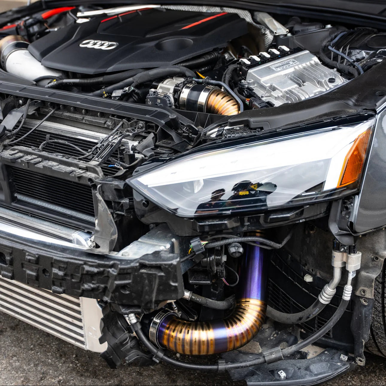 GAS Omega 1000HP Billet Intercooler Kit for Audi B9/B9.5 S4/S5