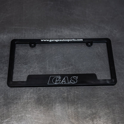 GAS License Plate Frame